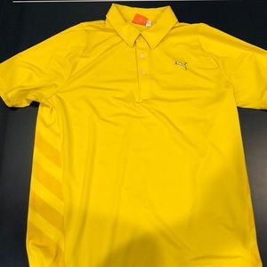 Yellow men’s small puma golf polo